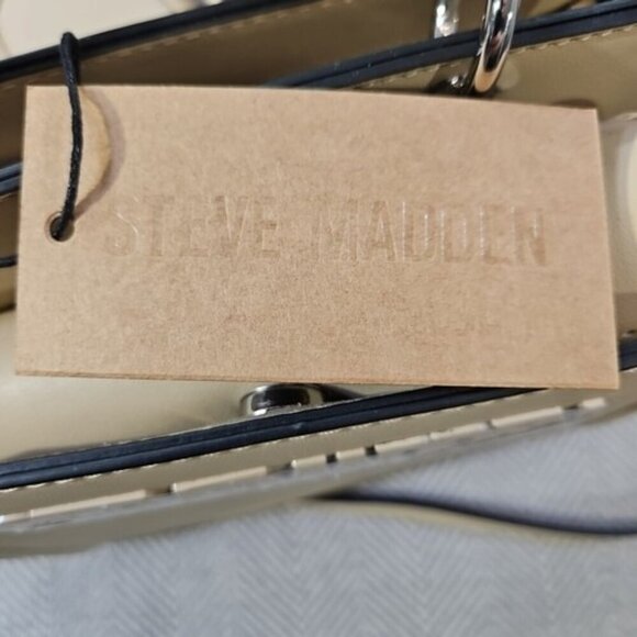 Steve Madden Sesame Bevelyn w/AirPod Case Crossbody Bag Purse Satchel NWT - Picture 6 of 13